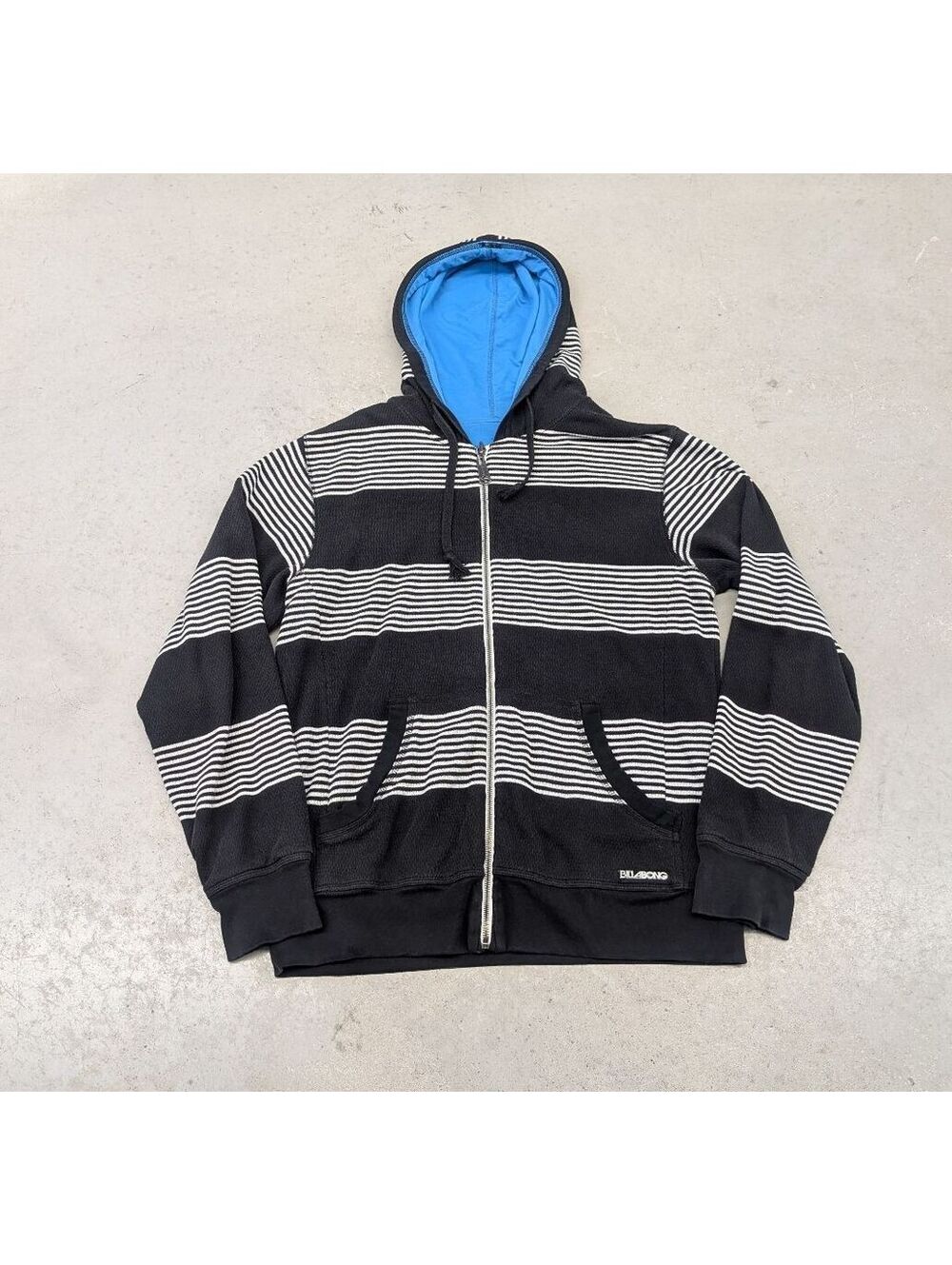 Y2K Billabong Reversible Thermal and Eagle Full Zip Hoodie
